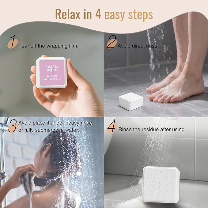 Shower Steamers Aromatherapy 10 Pack - Shower Bombs Birthday Gifts for Women, Mom, Men, Organic Essential Oils, Stress Relief, Relaxation Home SPA Christmas