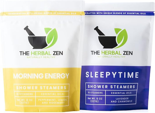 Aromatherapy Shower Steamer Gift Set - USA Made Valentines Day Gift for Her and Him - Shower Bomb Tablets Made with Soothing Natural Essential Oils - Relaxation Gift for Women and Men