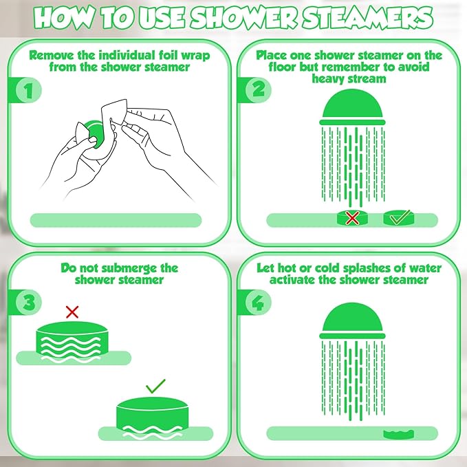 Shower Steamers Aromatherapy 50 Pack Bulk Eucalyptus Leaf Shower Steamer with Bible Verse Christian Gifts for Adults Her Mom Him Home Spa Gym Natural Essential Oil Self Care Relaxation