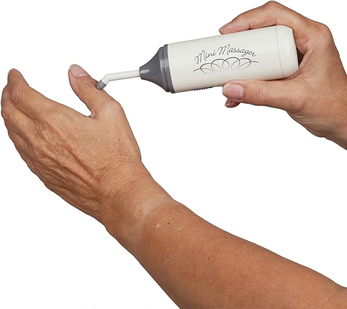 Norco Mini Therapeutic Massager with Battery. Hand-held Portable Therapeutic Vibrating Therapy Tool for Scar Tissue, Hand, Finger, Feet, Face, Elbow, Neck. Post-Surgery, Arthritis Pain. NC70209