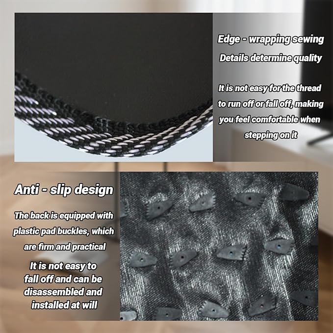 Foot Massage Mat,Acupressure Mats, Reflexology Mat for Pain and Stress Relief, Relaxation, Ideal for Elderly, Students, Office Workers, 68.9 x 13.78 Inches