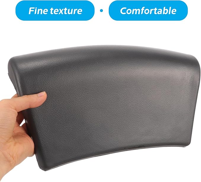 Non-Slip Bath Pillow for Tub Head Neck Support with Suction Cups, Ergonomic Waterproof Bath Cushion for Relaxing Spa and Home Bathtub Use