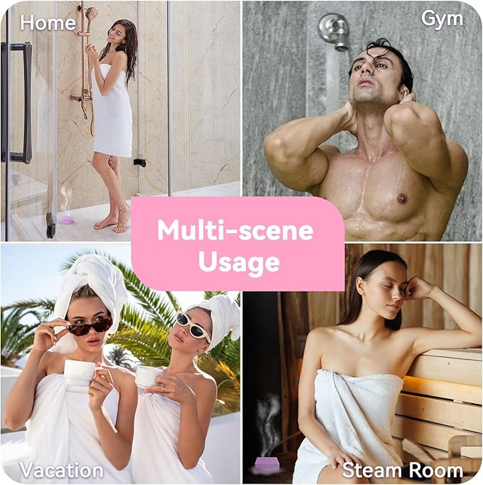 Shower Steamers Aromatherapy - Valentines Day Gifts for Her and Him, Birthday Gifts for Women and Men - Natural Essential Oil Shower Bombs for Stress Relief & Relaxation, Home Spa Self-Care,6 Pack