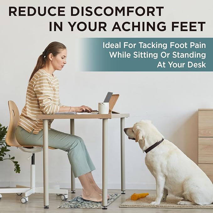 Foot Massager Mat | Relieve Foot Pain Plantar Fasciitis Heel Arch Pain & Stress - Travel Reflexology Mat