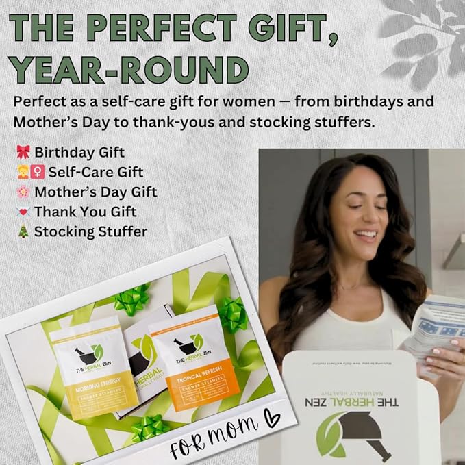 Aromatherapy Shower Steamer Gift Set - USA Made Valentines Day Gift for Her and Him - Shower Bomb Tablets Made with Soothing Natural Essential Oils - Relaxation Gift for Women and Men