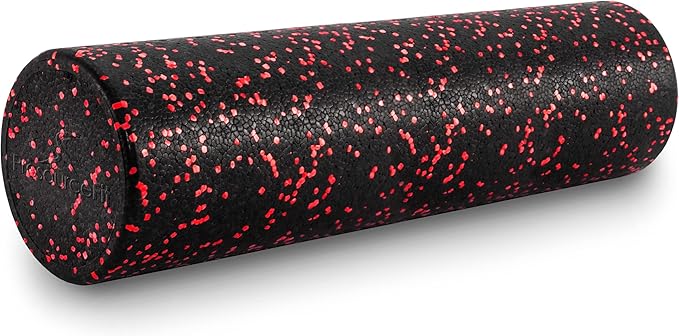 ProsourceFit High Density Foam Rollers Long, Firm Full Body Athletic Massage Tool for Back Stretching, Yoga, Pilates, Post Workout Muscle Recuperation