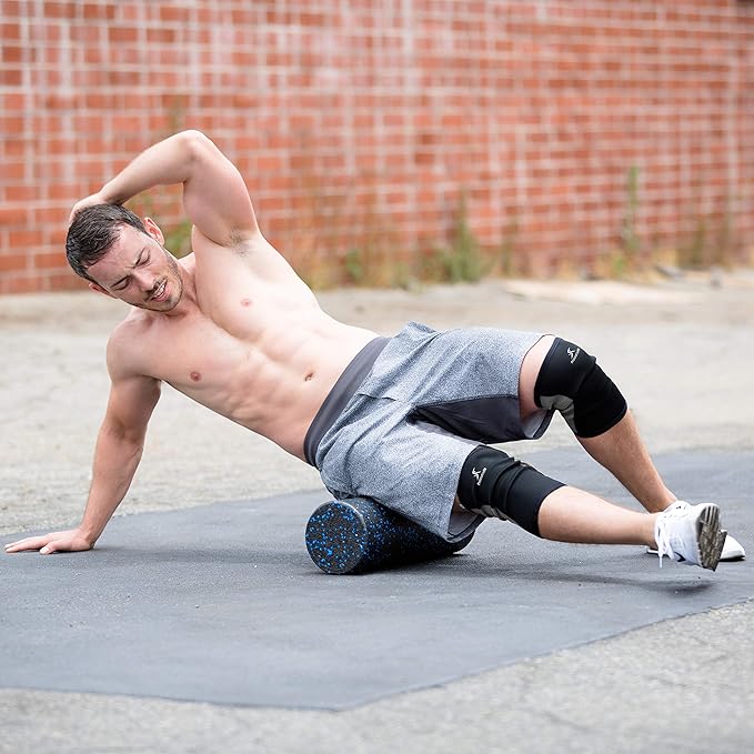 ProsourceFit High Density Foam Rollers Long, Firm Full Body Athletic Massage Tool for Back Stretching, Yoga, Pilates, Post Workout Muscle Recuperation