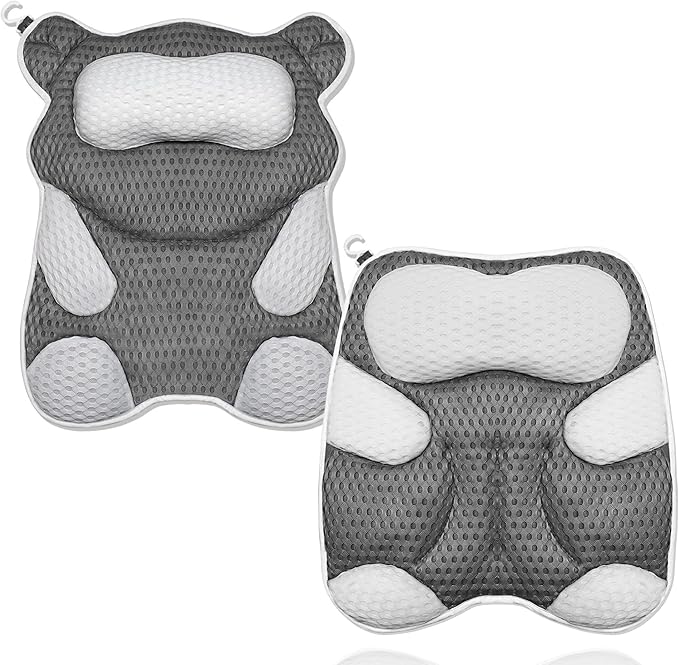 Cat Shape Bath Pillow for Tub and Bear Shape Bathtub Pillow