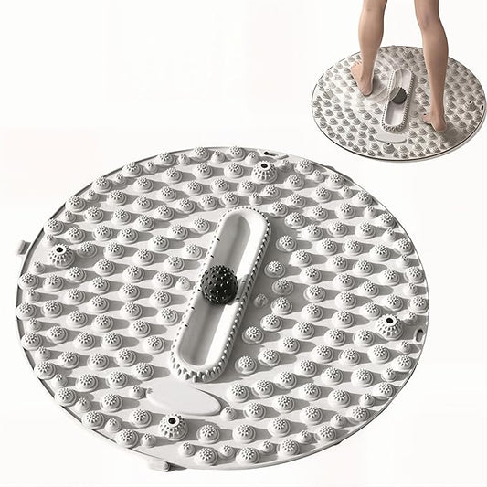 Acupressure Foot Massage Mat for Stress Relief & Pain Relief with Massage Ball Tracks, Acupressure Mat for Feet Portable Design for Home, Gym, Office Use - Targets Arch & Heal Pain