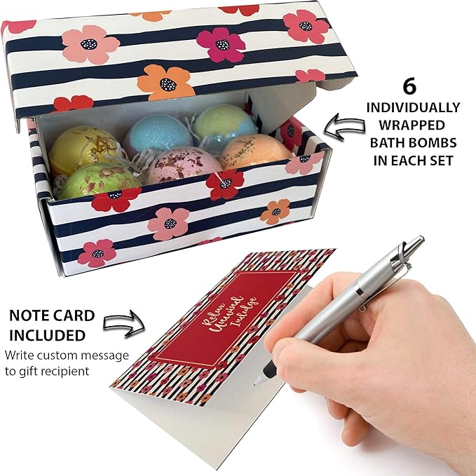 Shower Steamers for Women, 24pc Shower Bombs Aromatherapy Gift Set w/Organic Essential Oils, Shower Steamers for Women, Bath Bombs for Women Gift Set, 24 Natural & Organic Bath Bombs w/Essential Oils