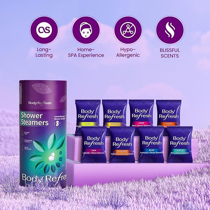 Shower Steamers Aromatherapy - Birthday Gifts for Women, 26 Pack SShower Bombs with Essential Oils, Birthday Gifts for Women, Womens Christmas Gifts Stocking Stuffers