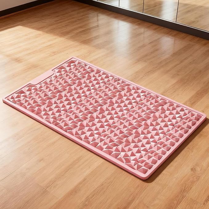 misppro Foot Massage Pad Pressure Point Pad Relaxing Portable Acupressure Mat Reflexology Mats for Dorm Gym Living Room-