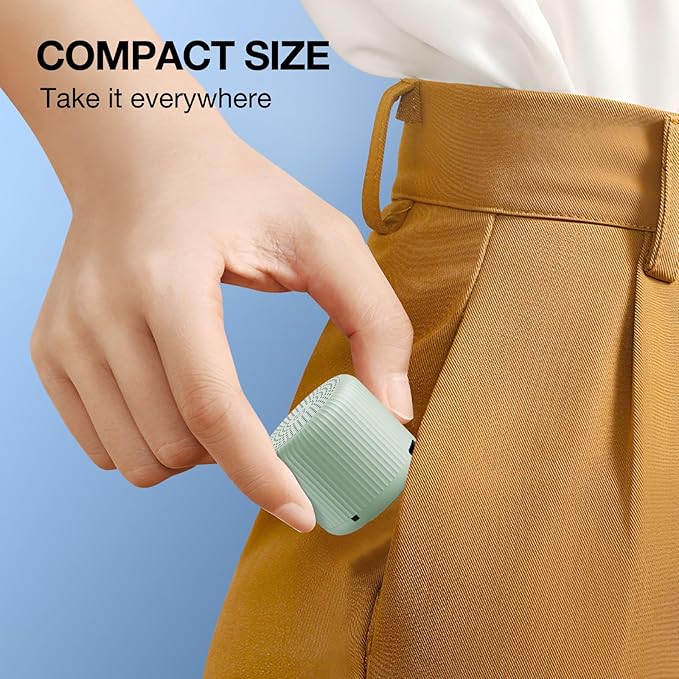 White Noise Machine Baby Portable Sound Machine,LEICEX Travel Sound Machine,15 Non-Looping Sound Timer and Memory Play, Mini White Noise Machine for Sleeping Office Travel （Mint）