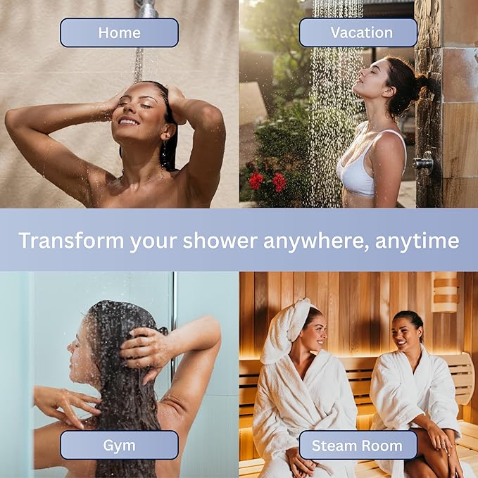 Shower Steamers Variety Pack (5 Pack) – Aromatherapy Shower Bombs with 5 Unique Scents – Natural Essential Oil Spa Tablets, Self Care Birthday Gifts for Women & Men