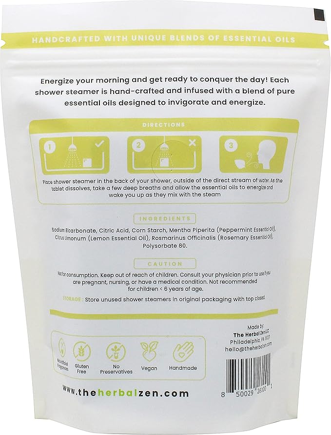 Aromatherapy Shower Steamer Gift Set - USA Made Valentines Day Gift for Her and Him - Shower Bomb Tablets Made with Soothing Natural Essential Oils - Relaxation Gift for Women and Men