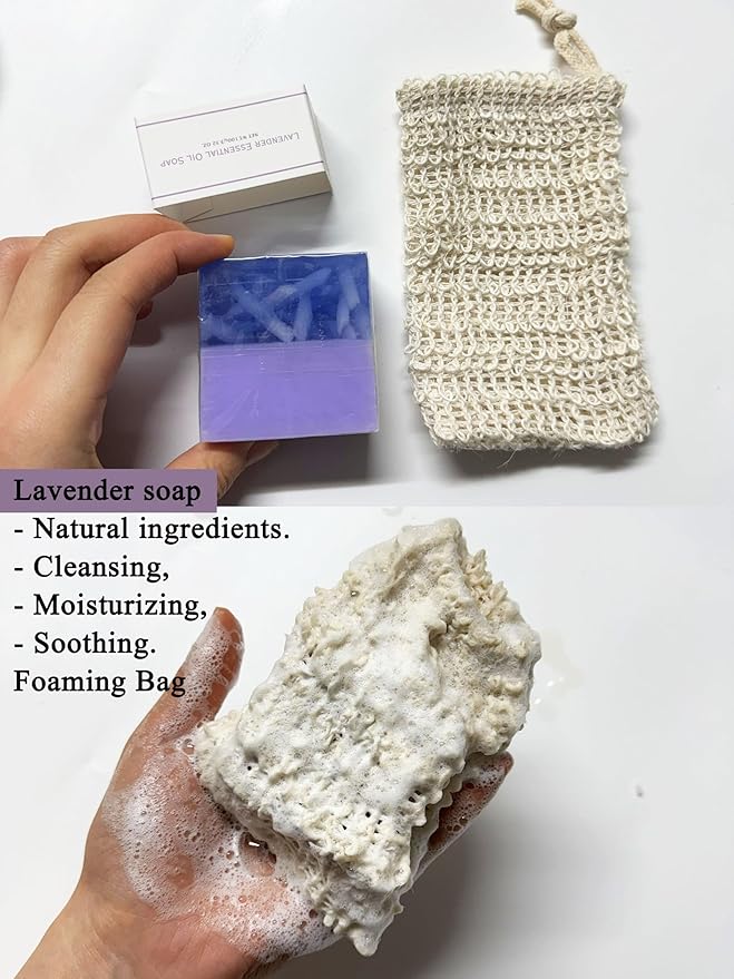 Bath Sets for Women Gift - Lavender Bath Bombs Soap Shower Steamer Positive Sunflower for Birthday Christmas Mother's Day, Sending Sunshine, Get Well Soon, Uplifting, Relaxing for Her