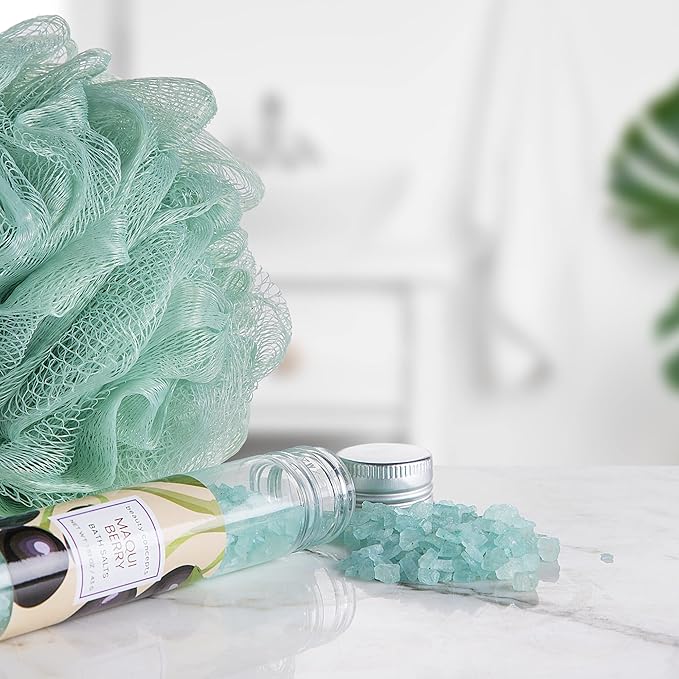 B.C. Beauty Concepts Aromatherapy Bath Salts- Epsom Salts for Soaking, Relaxing Bath Spa Set, Scented in Vanilla Almond, Shea Butter, Sweet Mint, Honey Rose, and Lavender, Fun Fruits