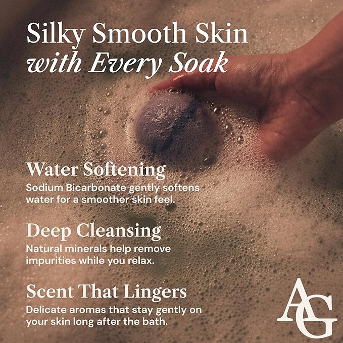 Bath Bombs Set 7 pcs - Gift Set for Women, 200g Extra Large Oversized, Mineral Bath Bombs for Sensitive Skin, Gift Set or Birthday or Mothers Day, Gift Box Idea for Her