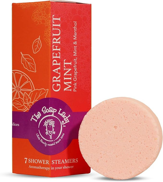 The Soap Lady Shower Steamers - Grapefruit Mint - Qty 7