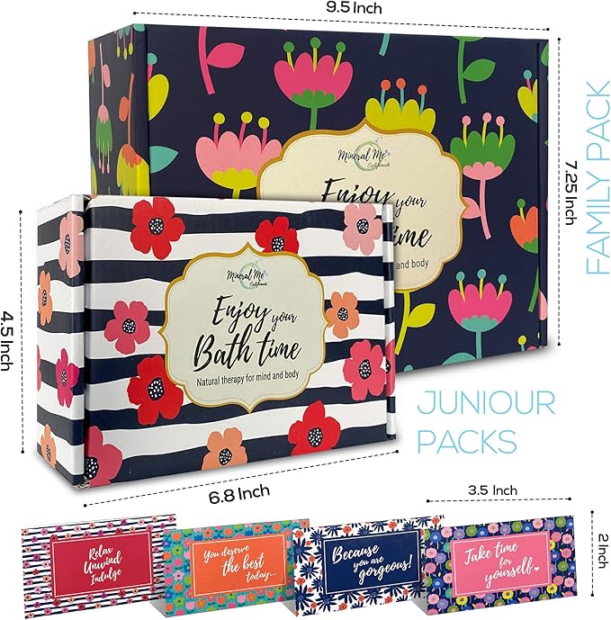 Shower Steamers for Women, 24pc Shower Bombs Aromatherapy Gift Set w/Organic Essential Oils, Shower Steamers for Women, Bath Bombs for Women Gift Set, 24 Natural & Organic Bath Bombs w/Essential Oils