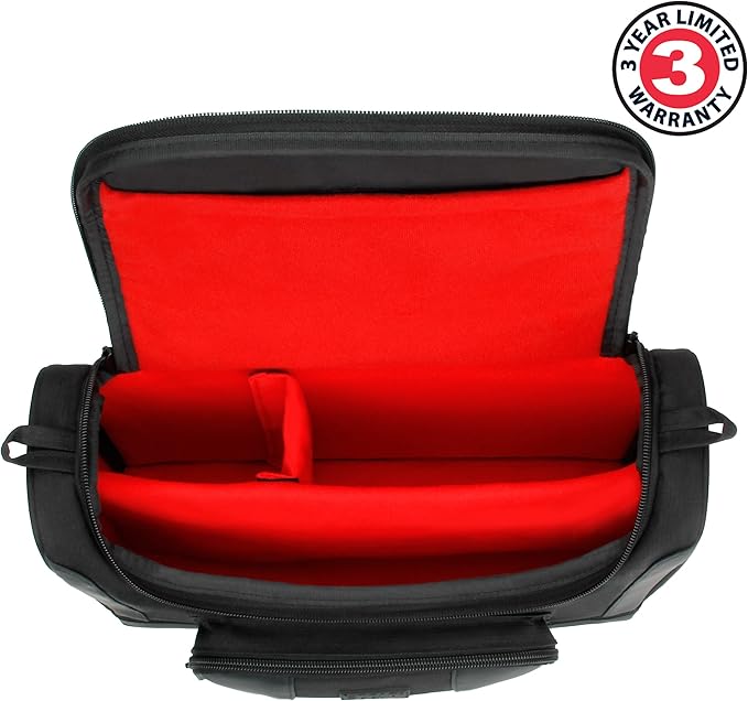 USA Gear Massage Gun Carrying Case - Massage Gun Case with Water Resistant Exterior, Customizable Interior Compatible with Theragun Prime Plus, Hyperice Hypervolt, Theragun Pro & More