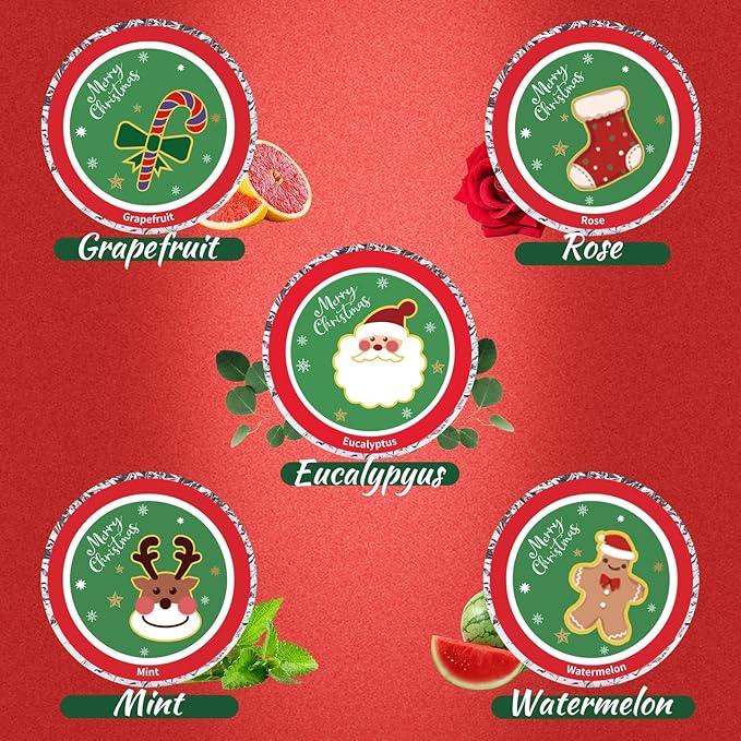 10 Pcs Shower Steamers Aromatherapy, Christmas Gifts Birthday Gifts White Elephant Shower Bombs with Essential Oils Relaxation Home SPA, Self Care Christmas Stocking Stuffers for Women Men