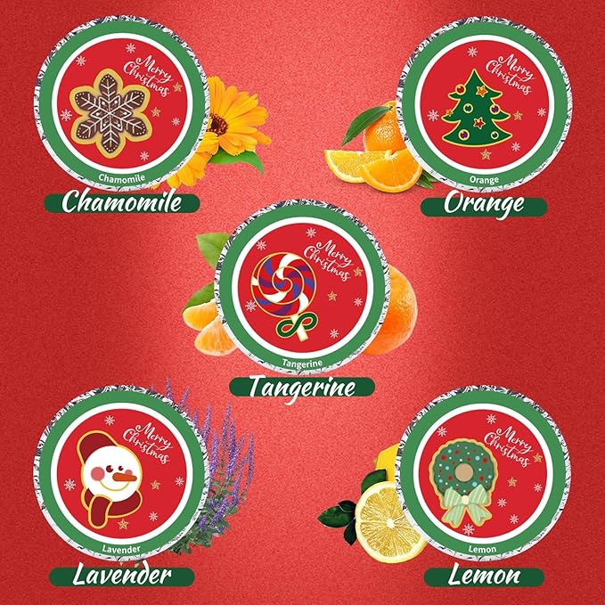 10 Pcs Shower Steamers Aromatherapy, Christmas Gifts Birthday Gifts White Elephant Shower Bombs with Essential Oils Relaxation Home SPA, Self Care Christmas Stocking Stuffers for Women Men