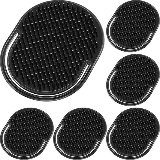 Patelai 6 Pieces Pocket Palm Combs Pocket Brush, Shampoo Brushes, Scalp Massager Hair Brush Comb for Men Travel