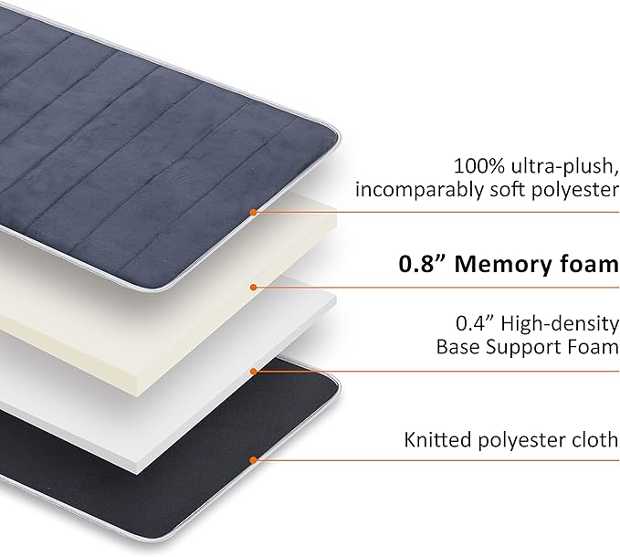 Snailax Memory Foam Massage Mat with Heat, 10 Vibrating Motors Full Body Massager Pad for Back Pain Relief, 6 Heating Pads for Neck, Lumbar, and Leg - Gifts for Men/Women