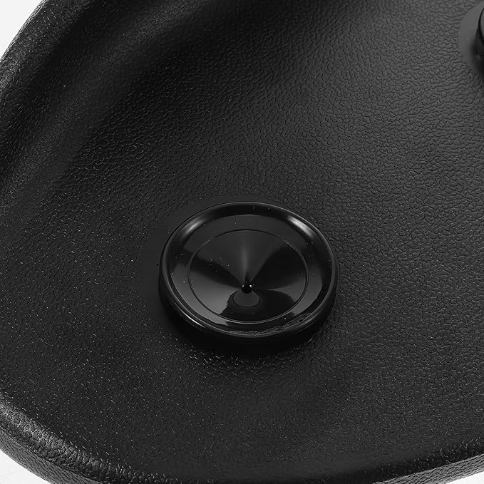 GLEAVI Waterproof Bath Pillow for Tub, Non-Slip Tub Cushion with Neck and Back Support, Quick-Dry 3D Spa Bath Cushion for Bathtub Soaking and Relaxation (Black)