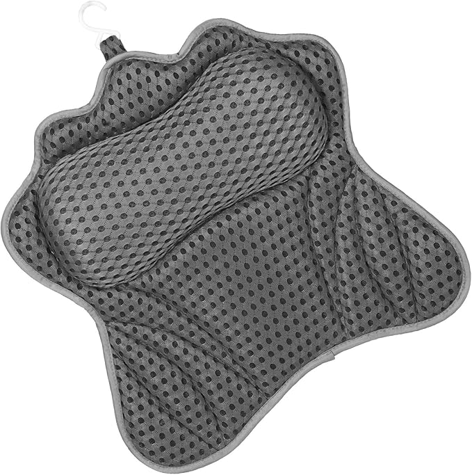 VILLCASE Butterfly Bath Pillow for Tub with 6 Suction Cups, Ergonomic Bathtub Neck Support Cushion, Spa Bath Cushion for Relaxation and Comfort in Bathroom Use